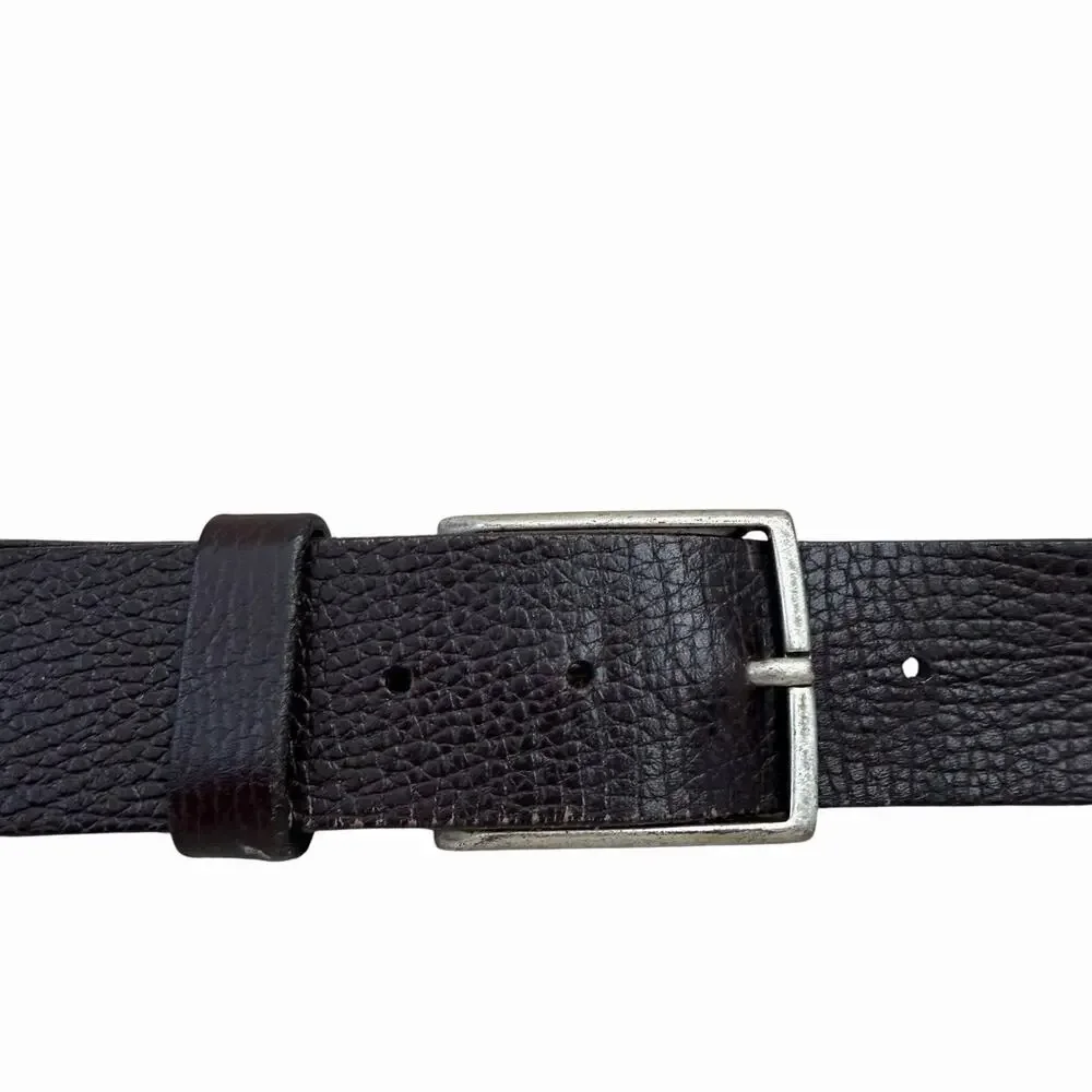 Allen Edmonds Italian Calfskin Leather Belt Mens 40 Black Made In USA